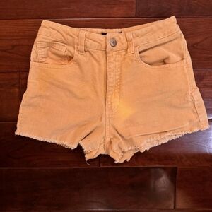 Forever 21 orange Jean shorts